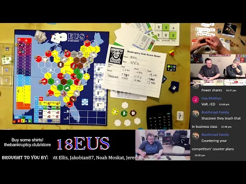 Bankruptcy Club plays: 18EUS