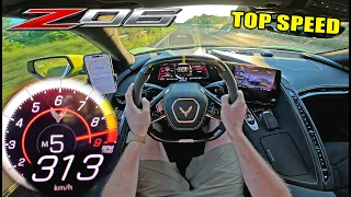 CORVETTE Z06 C8 // TOP SPEED on AUTOBAHN [NO SPEED LIMIT!]