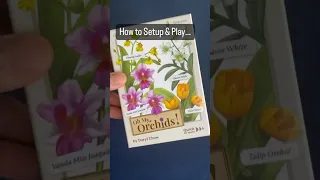 How to Setup & Play: Oh My Orchids! #Singapore #boardgames #flowers