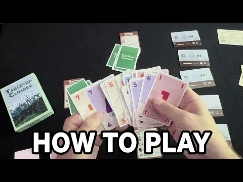 Tabletop Climber rules teach