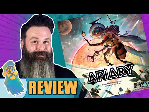 In Space No One Can Hear You Buzz! Apiary Board Game Review.