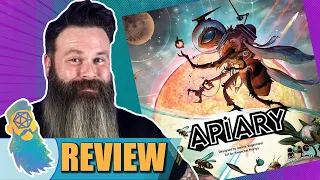In Space No One Can Hear You Buzz! Apiary Board Game Review.
