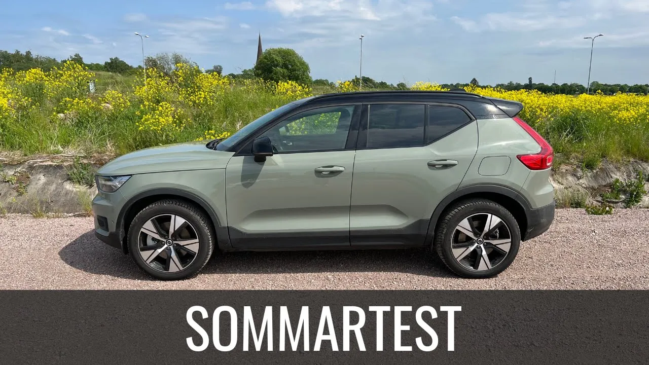 Volvo XC40 P6 Räckviddstest på sommaren | Elbilsmagasinet