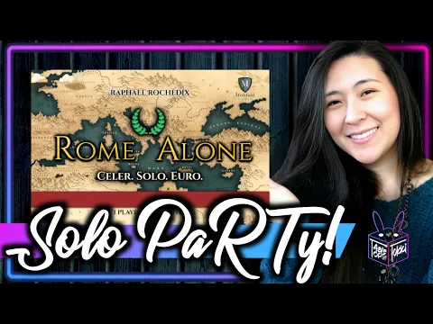 Rome Alone ️ | Solo Board Game PaRTy!!!