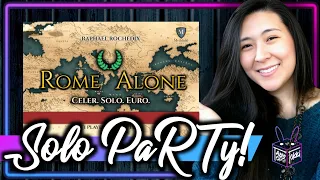Rome Alone ️ | Solo Board Game PaRTy!!!