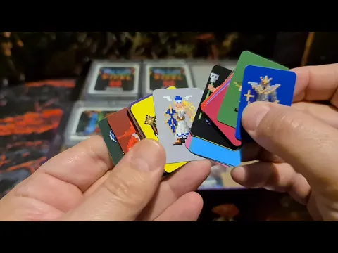 QUEST FOR THE LOST PIXEL (2015) - Blick aufs Spielmaterial