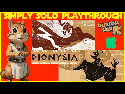 Dionysia Soliloquy Solo Playthrough | kickstarter | button shy