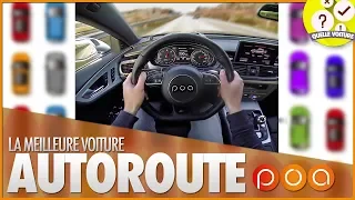 QUELLE VOITURE À FOND SUR L'AUTOBAHN ?