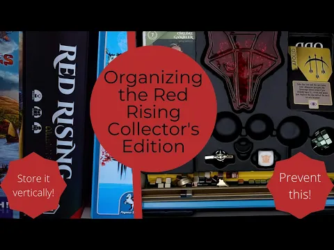 Organizing the Red Rising Collector's Edition