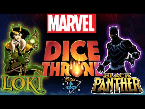 MARVEL DICE THRONE | Black Panther vs Loki | Playthrough #marveldicethrone #dicethrone #marvel
