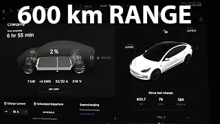 Tesla Model 3 LR initial battery degradation test (LG 82 kWh E5LD battery)