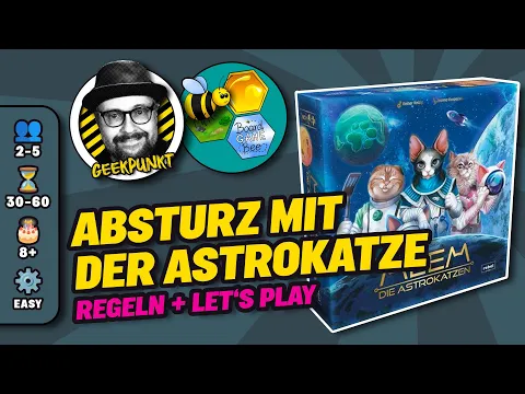 MLEM - Die Astrokatzen - Reiner Knizia - Rebel Studio / Asmodee - Brettspiel - Let's Play