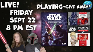 GAME NIGHT! Star Wars Double Header + Star Wars Rivals GIVEAWAY