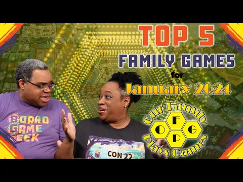 Top 5 Family Games for January 2024 - Top 5's w/ Our Family Plays Games