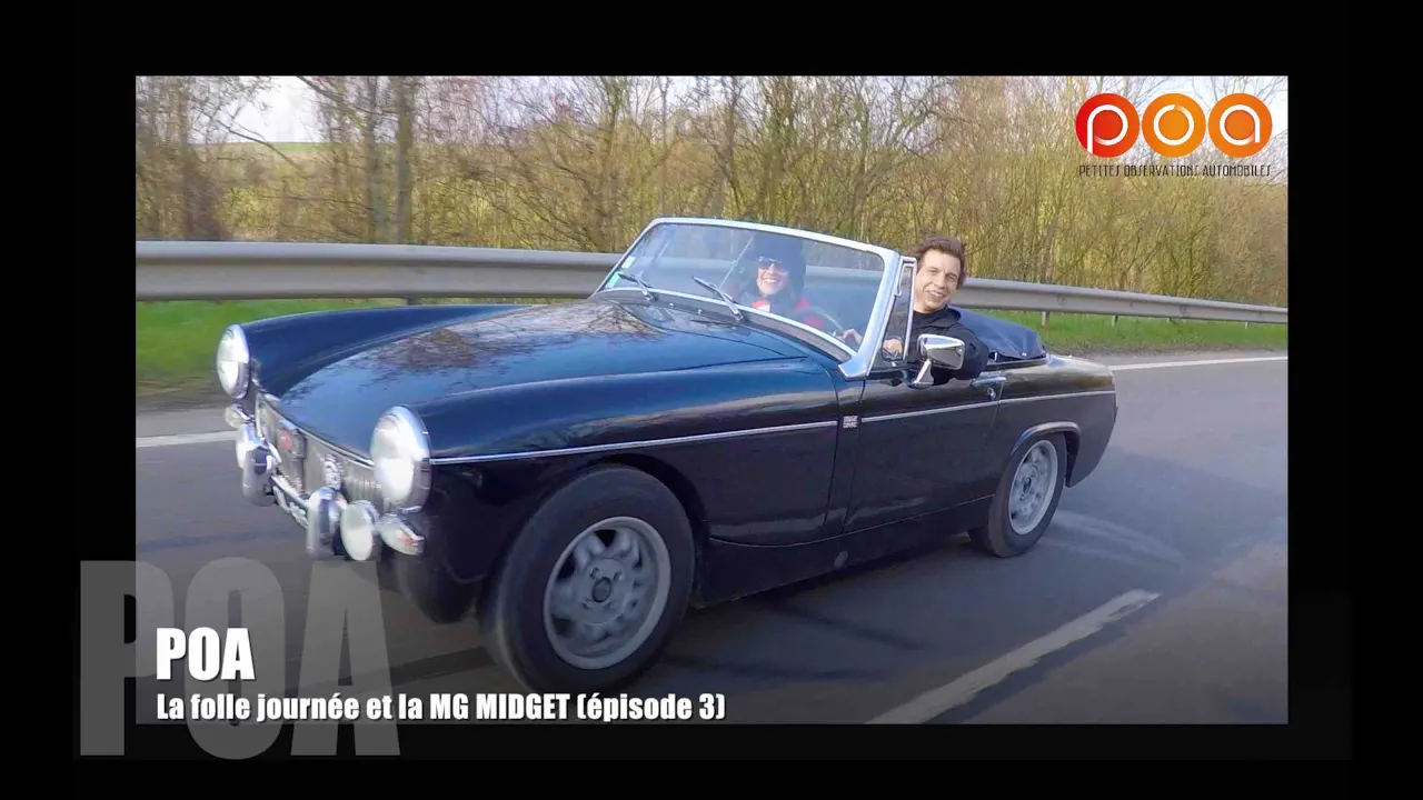 La MG Midget 🇬🇧de Charles : les filles l'adorent !