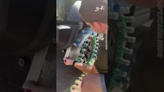 Changing A Tire With Plastic Bottles 😂