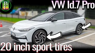 VW Id.7 - 110 km/h range test with 20" sport tires