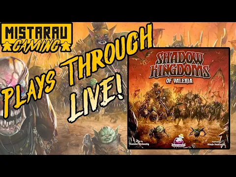 Solo Playthrough | How to Play Shadow Kingdoms of Valeria | Mista Rau Gaming