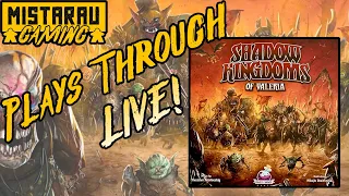 Solo Playthrough | How to Play Shadow Kingdoms of Valeria | Mista Rau Gaming