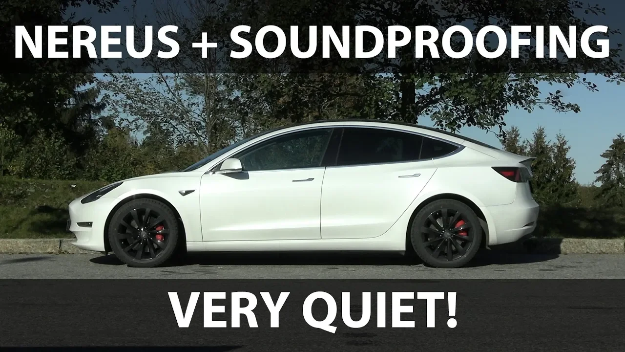 Model 3 with 18" Nereus studless winter tires