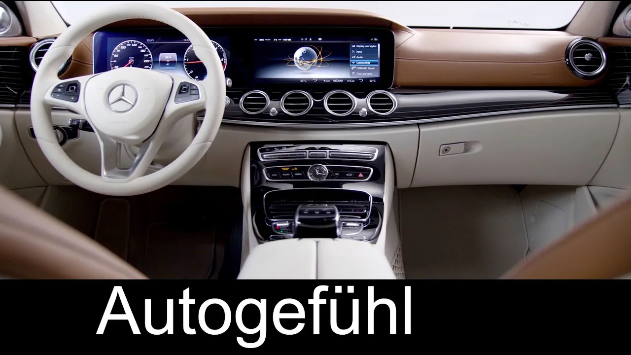 All-new Mercedes E-Class neue E-Klasse Preview Interior Innenraum & development 2017/2016