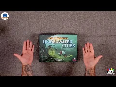 UNBOXING UNDERWATER CITIES NEW DISCOVERIES - Board Game - #indabox