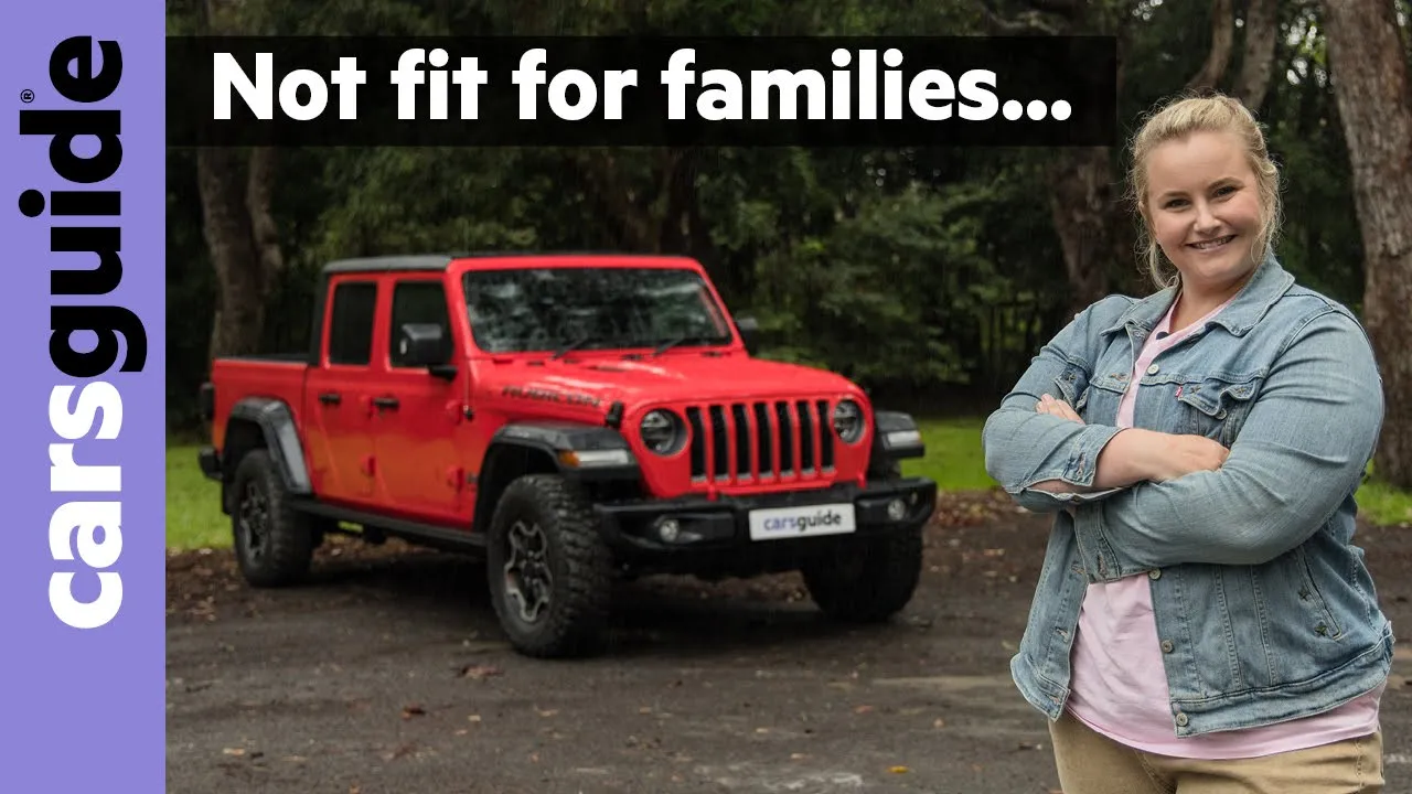 Family buyers beware! Jeep Gladiator 2023 review: Rubicon | Great ute off-road - but not for kids