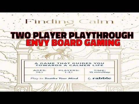Finding Calm Board Game Playthrough