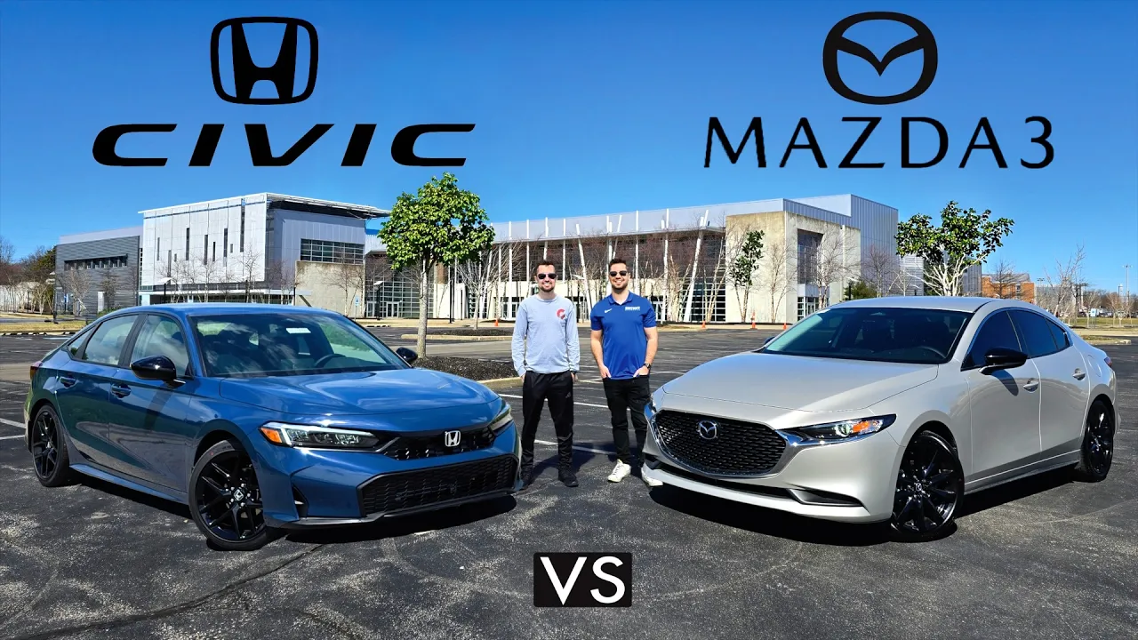SMACKDOWN! -- 2026 Honda Civic vs. 2026 Mazda 3: Comparison