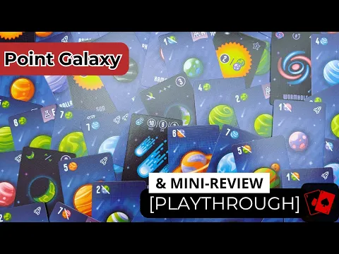 Solo Playthrough & Mini-Review | Point Galaxy