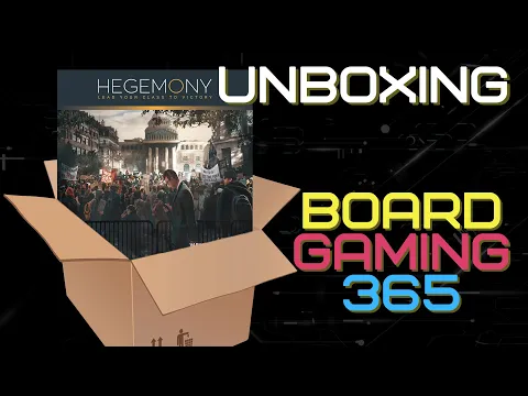 Hegemony - Unboxing - Board Gaming 365