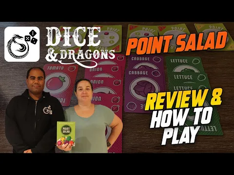 Dice and Dragons - Point Salad Review and How to Play