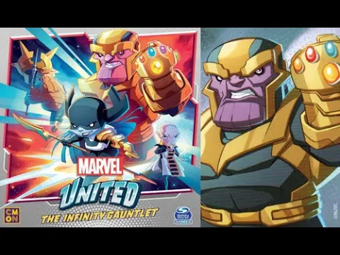 Marvel United Play Through - The Infinity Gauntlet Finale