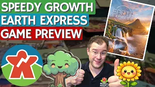 Earth Express - Board Game Preview - Speedy Growth