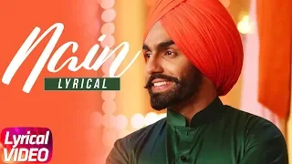 Nain | Lyrical Song | Ammy Virk | Gurlez Akhtar | Latest Punjabi Song 2018 | Speed Records