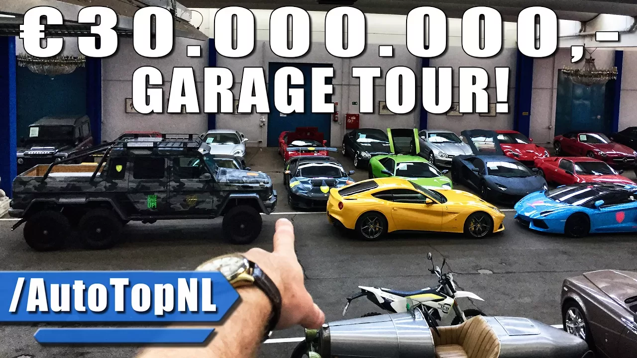 INSIDE the CRAZY €30.000.000 GARAGE POV WALKTHROUGH by AutoTopNL