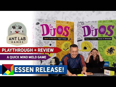 Duos Card Game Playthrough Review
