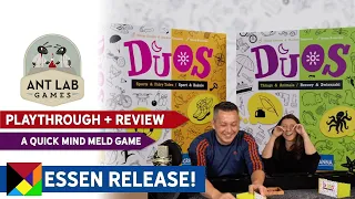 Duos Card Game Playthrough Review