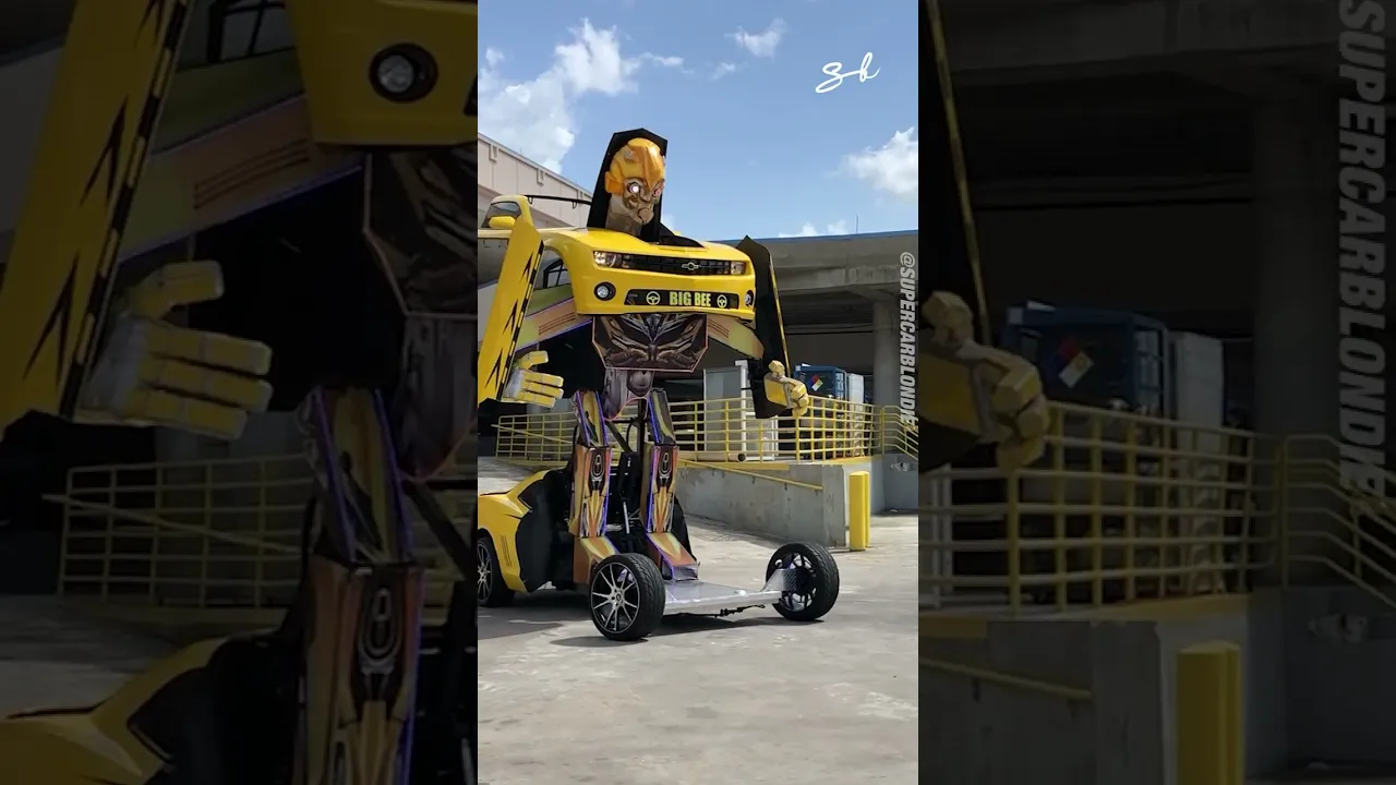 Incredible Homemade Bumblebee Car Transformation 😍