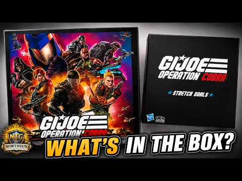 G.I. Joe Operation Cobra Unboxing | Core Box & Gamefound Stretch Goals