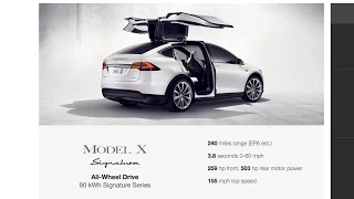 Model X configurator open for Signature customers