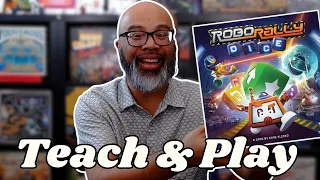 Six-sided chaos in this reimagined classic game: Robo Rally Dice! | Teach & Play