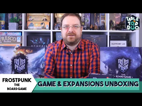 Frostpunk Board Game & Expansions Unboxing (Kickstarter Deluxe Pledge)