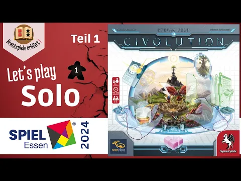 Civolution Solo Playthrough (Teil 1) - Werde Schöpfer einer einzigartigen Zivilisation!