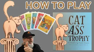 Cat Ass Trophy | Reiner Knizia | Card Game | Outset Media | A great filler game for 2-5 players