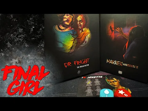 Final Girl - Jenette faces Dr. Fright at the Marrek Warehouse (New Horror/Tear Dice Variant)