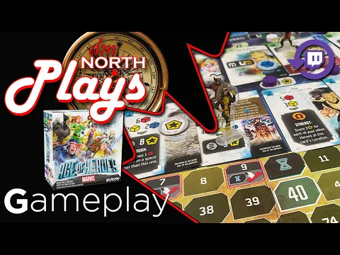 Marvel Age of Heroes Board Game - Twitch Live Stream Replay