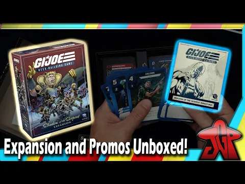 G.I. Joe Deck-Building Game: Shadow of the Serpent Expansion unboxing