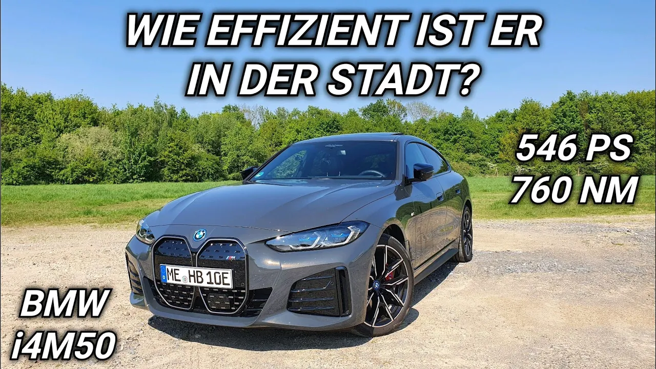 BMW i4 M50 Stadtverbrauch! Stromfresser oder doch sparsam? #elektroauto #bmwi4 #bmw