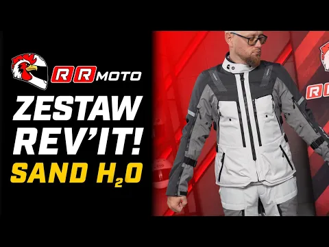 Kurtka tekstylna REVIT SAND H2O SILVER/ANTHRACITE srebrny